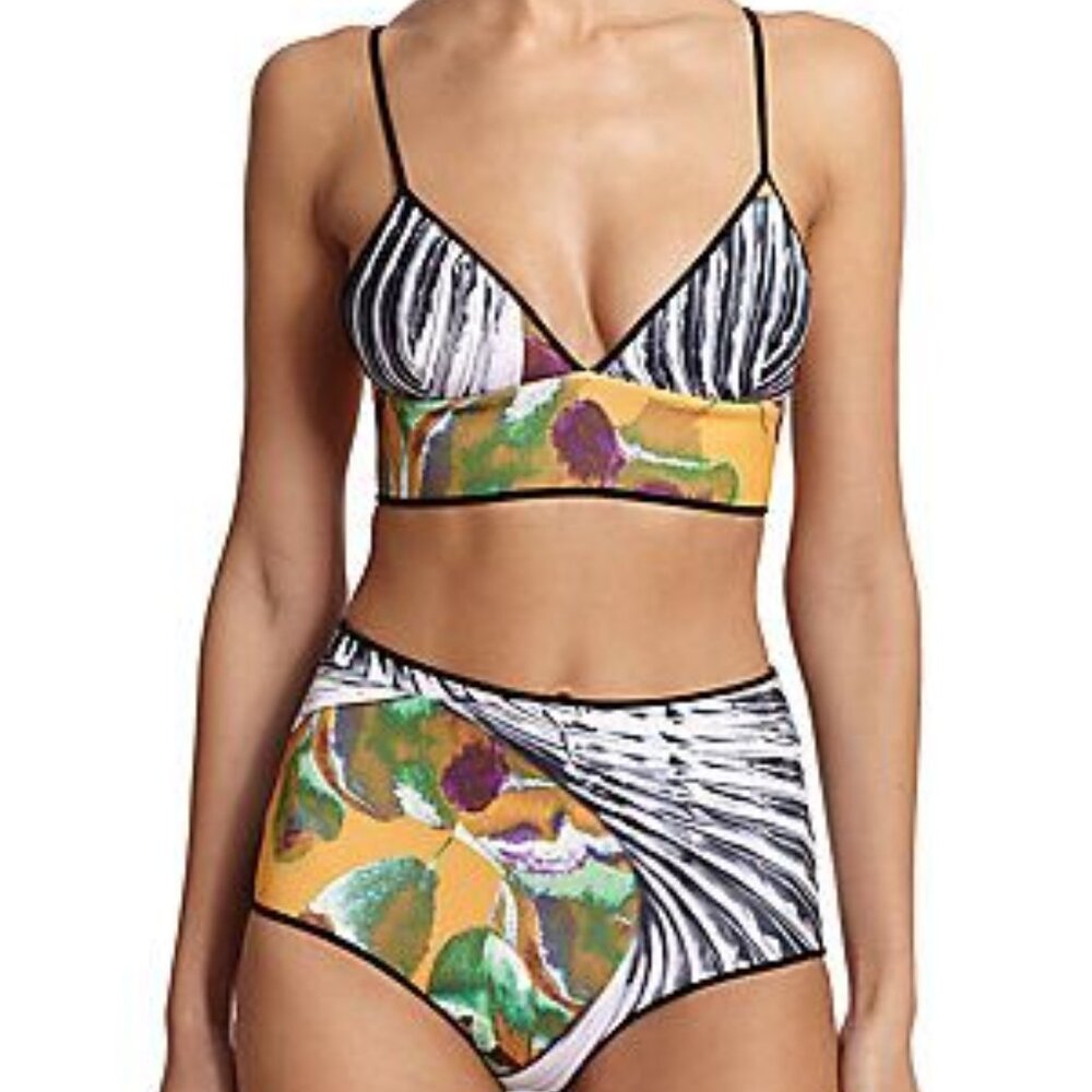 Clover Canyon Floral Wallpaper Bikini